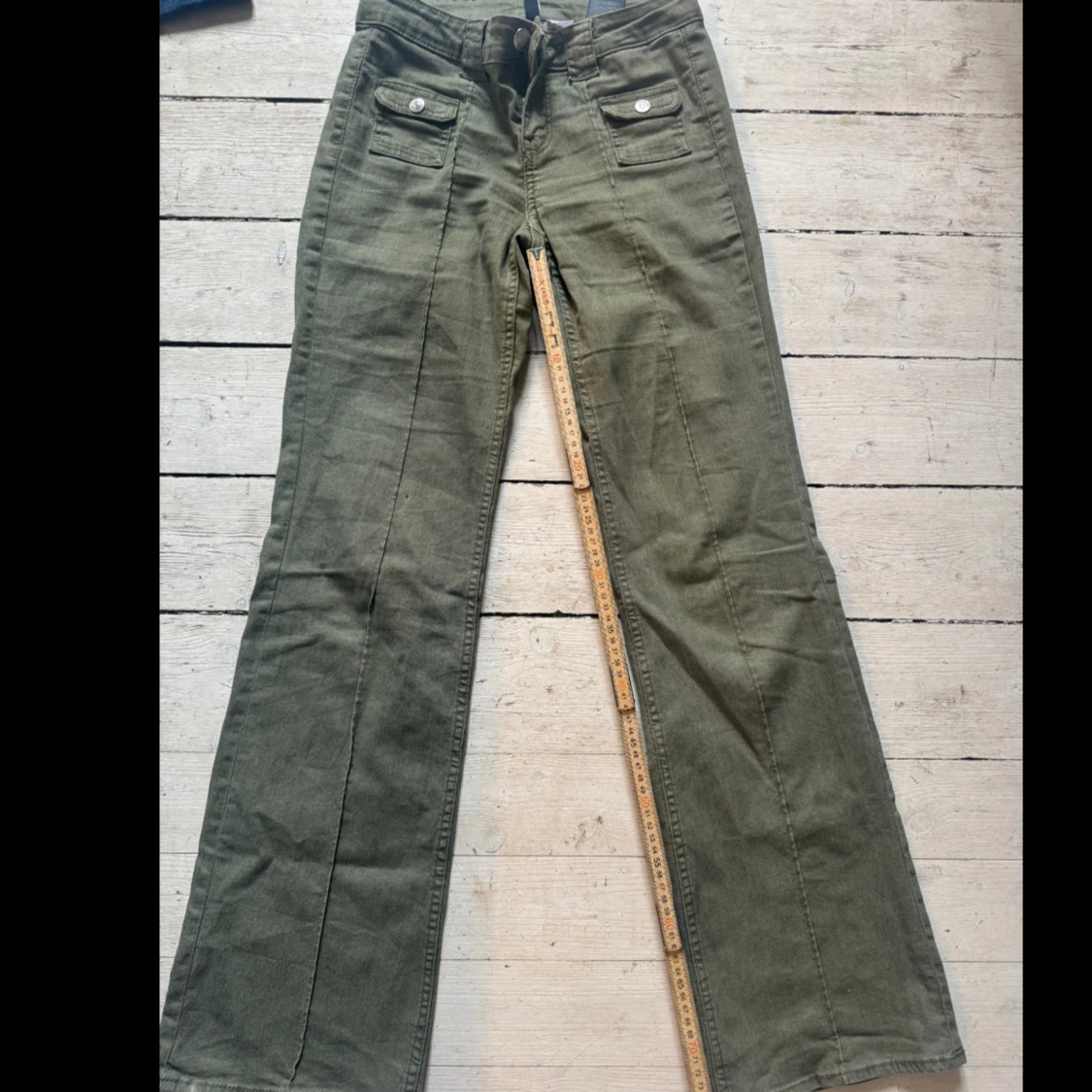 Gröna H&M ”jeans”