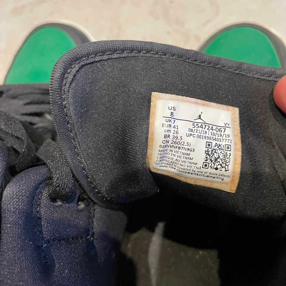 Nike jordan stl 41, knappt använda - 92