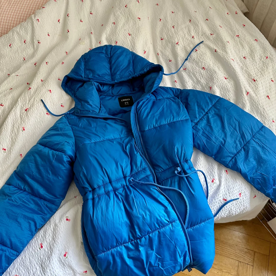 Blå dunjacka  - 90