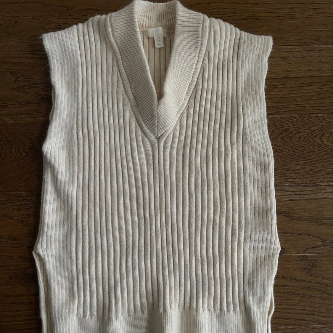 Oversized stickad väst