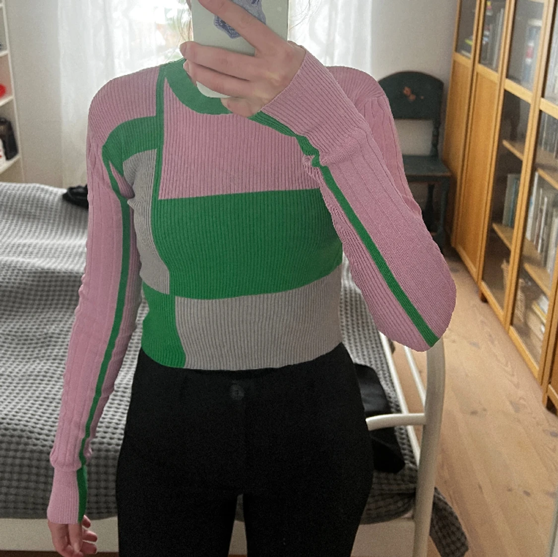 Långärmad Tröja - Cropped  - 90