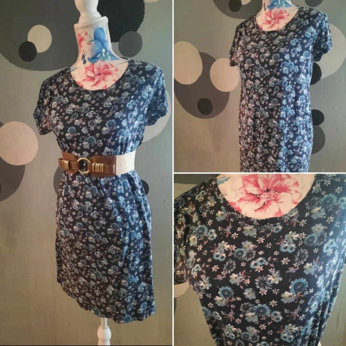 Blommig sommarklänning