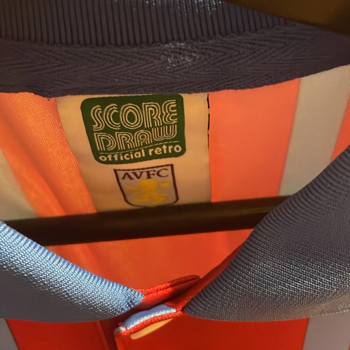 Aston villa retro vintage hemmatröja. Från säsongen 1994/95 - 91