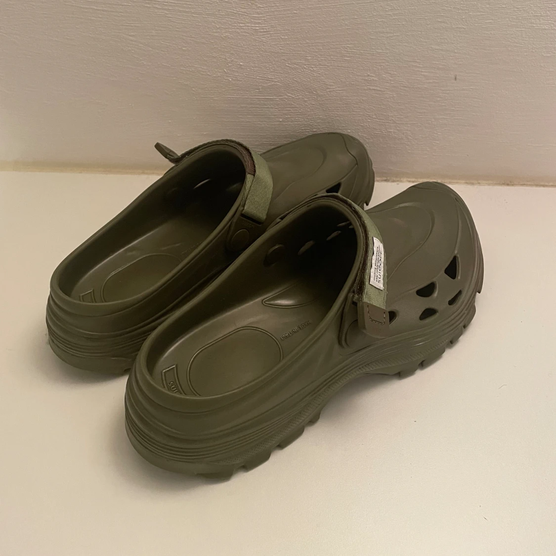 Suicoke Green Mok Slippers - 91