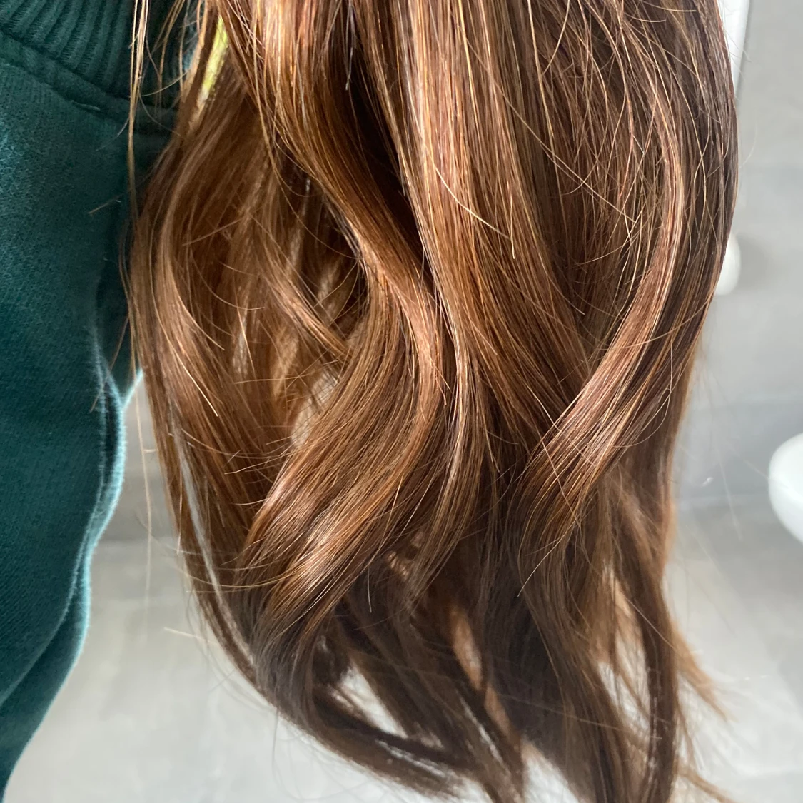 BRUNT LÖSHÅR CLIP-on set - 90