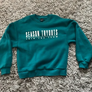 Grön sweatshirt  - Grön sweatshirt, knappt använd, väl omhändertagen, varm