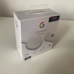 Säljer ett Google chromecast 4 k, som är oöppnad, ny pris 799!