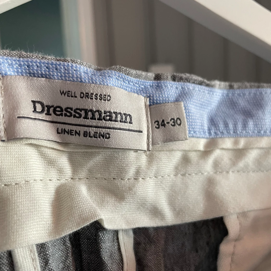Chinos grå dressmann 34-30 - 91