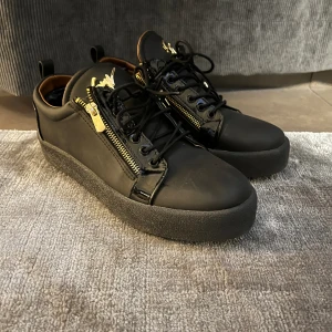 Giuseppe Zanotti skor - Hej! Säljer nu ett par Giuseppe Zanotti Frankie’s skor. Låda,dustbag osv går att skaka fram. Skick 9/10 otroligt skick efter en rejäl till tvättning. Ny pris runt 7000kr Mitt pris: 2399kr. Tveka ej att höra av dig vid funderingar. Hörs snart!