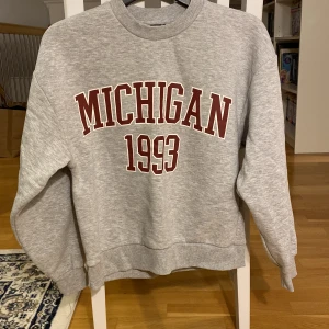 Gina Tricot collage tröja - Collage tröja med tryck från Gina tricot i fint skick, lite nopprig men går säkert bort med noppbortagare. Använd en gång. Tyckte att den kändes lite kort i ärmarna. 