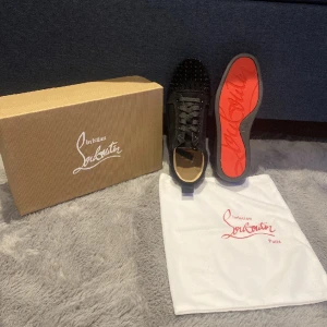 Christian Louboutin Skor - Svarta Louboutin skor i använt skick, bara använda några gånger och säljs pga fel storlek. Kom privat för mer info. Storlek 42 men passar även 43