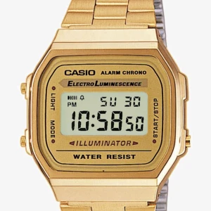 CASIO klocka - Casio klocka i guld. Org pris 689kr, priset går att diskuteras.