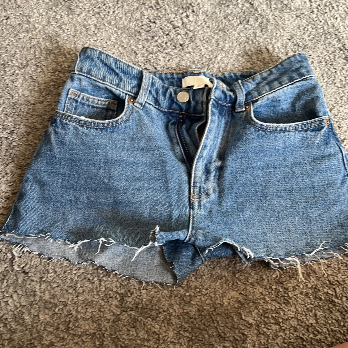 Blå jeansshorts💕 - 92