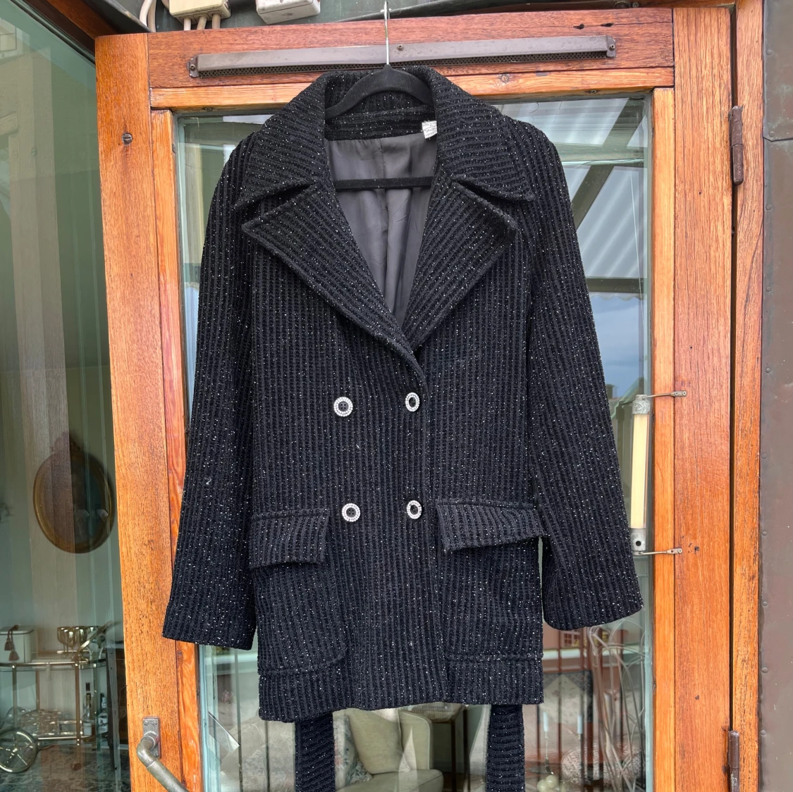 Svart glitter kavaj från Gibi Roma  - 93