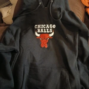 Chicago Balls. Porous Walker. Hoodie. S - Design av porous walker.  Parodi på chicago bulls