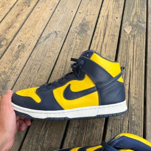 Nike Dunk High Retro SP ”Michigan” (2020) - Säljer mina dunks i mycket gott skick!  Storlek 44 Extra skosnören medföljes