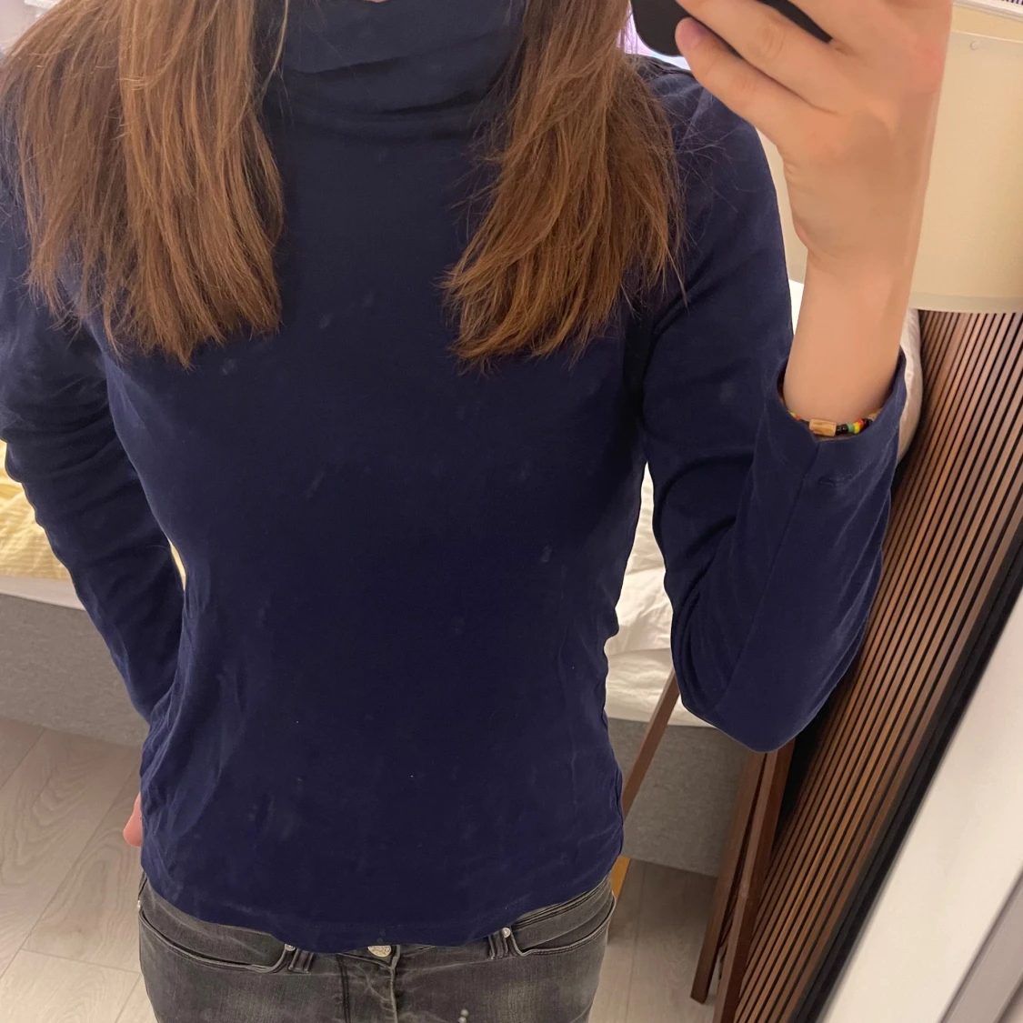 Design tröja marinblå🫶