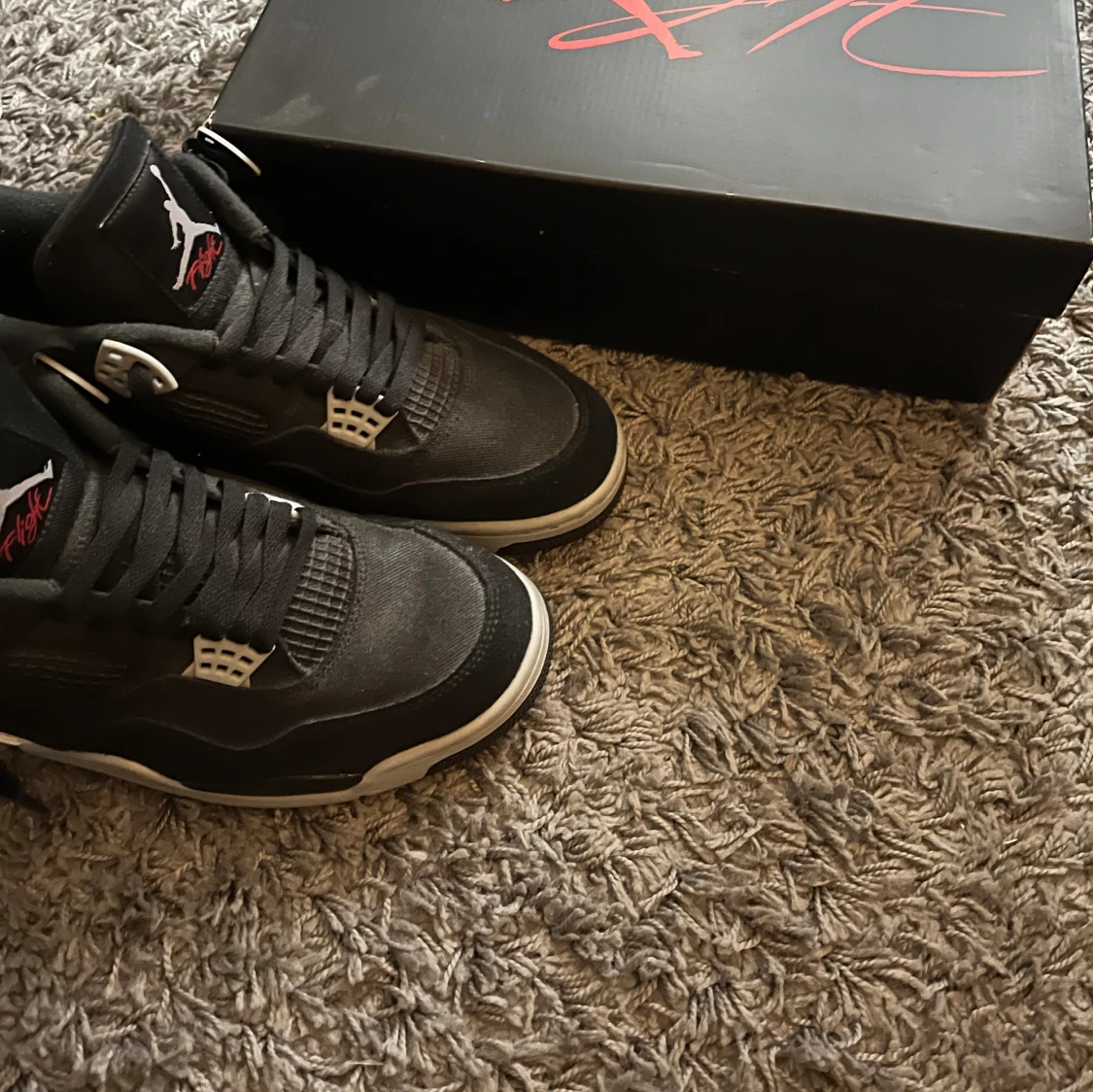 Jordan 4 Black Canvas size 45 - 91