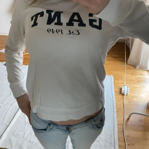 Gant tröja  - Bra skick men tecken på defekter. Har inte testat ta bort så kanske gör det me något medel. 