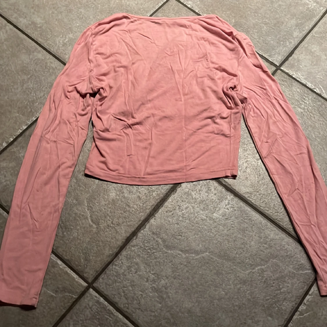 rosa långärmad topp - 90