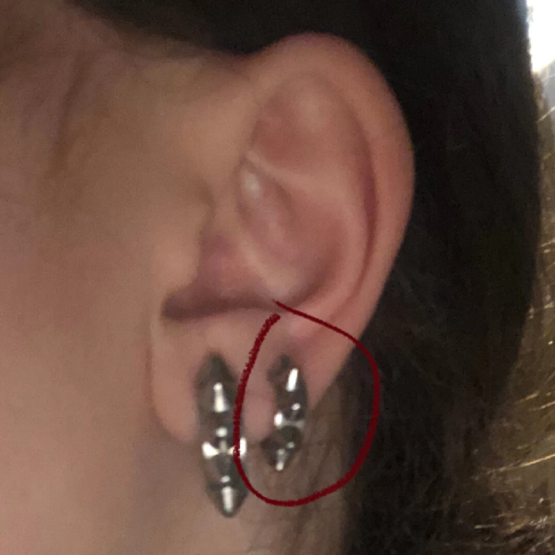 Edblad örhängen ( mini size ) - 90