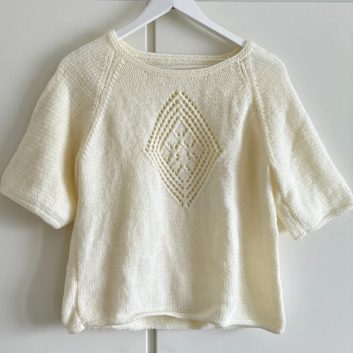 Vit stickad🤍 - 90