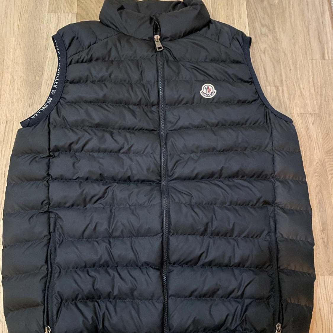 Moncler herr väst marinblå