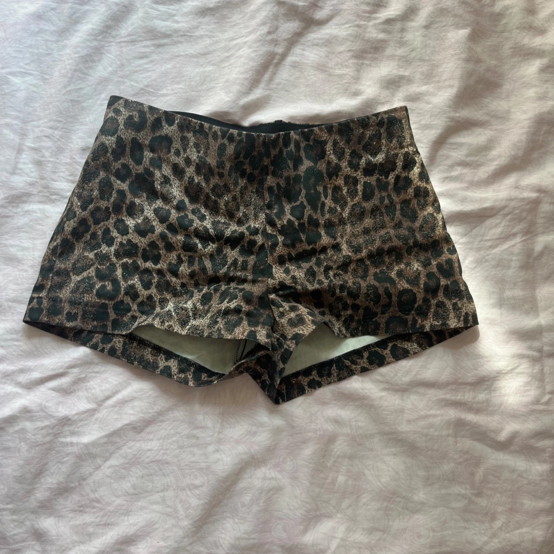 leopard shorts