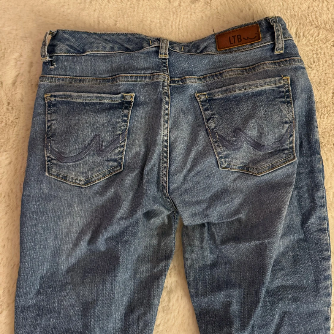Lågmidjade jeans bootcut - 91