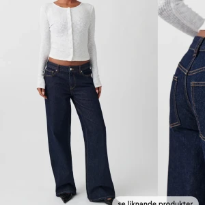 Low wide jeans - Knappt använda, slutsålda jeans från Gina 💕💕
