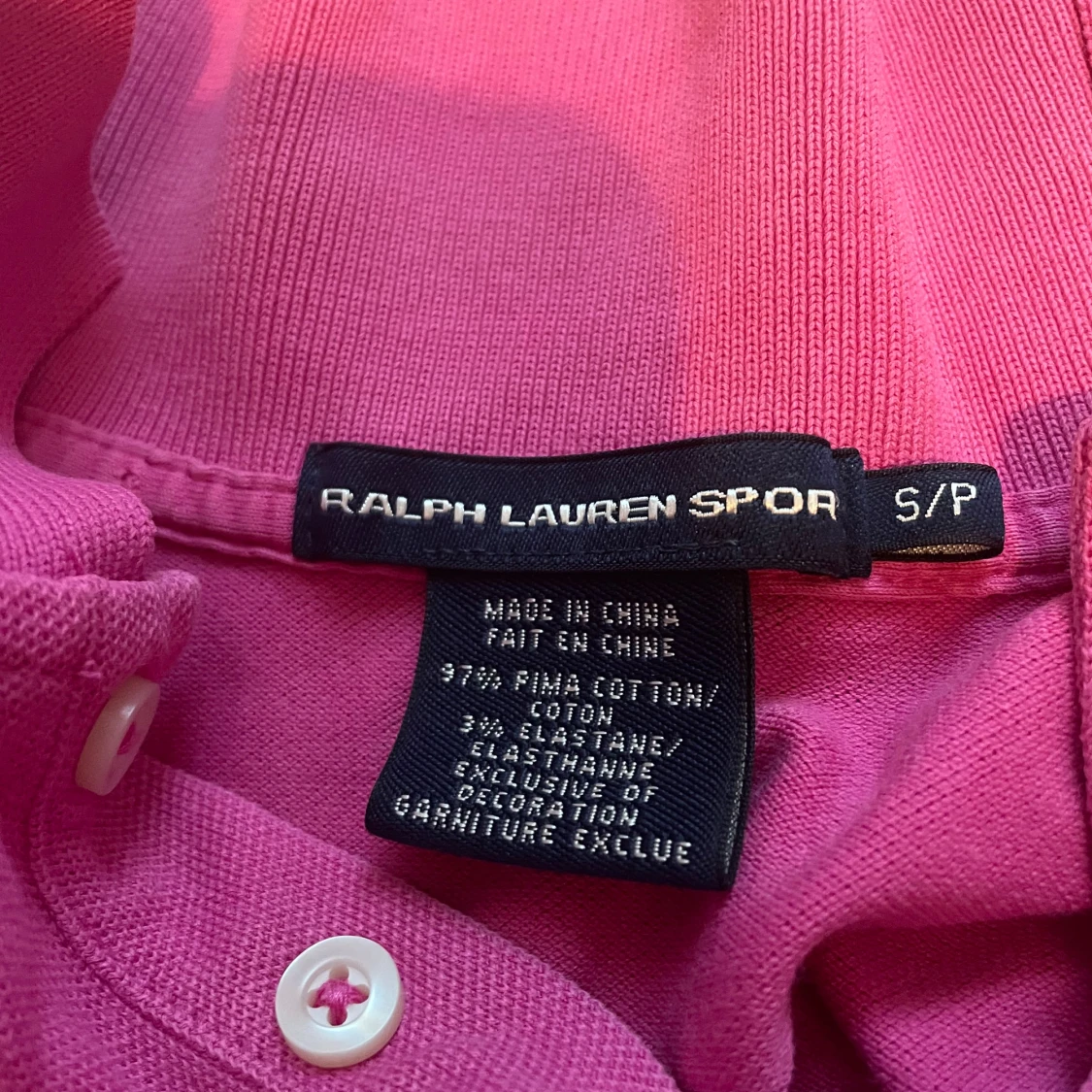 Rosa polo klänning  - 91