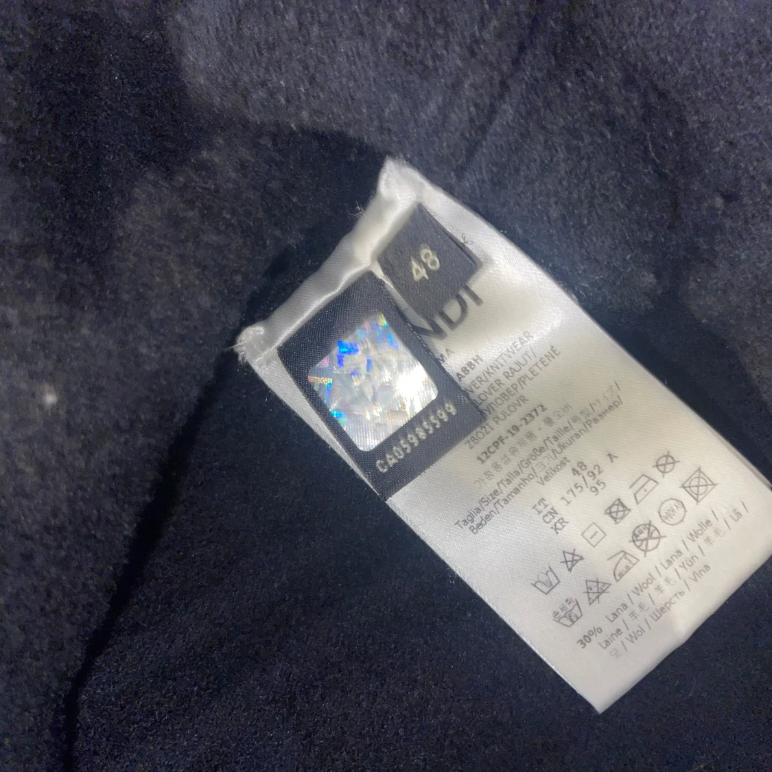 Fendi wool blende sweater - 90