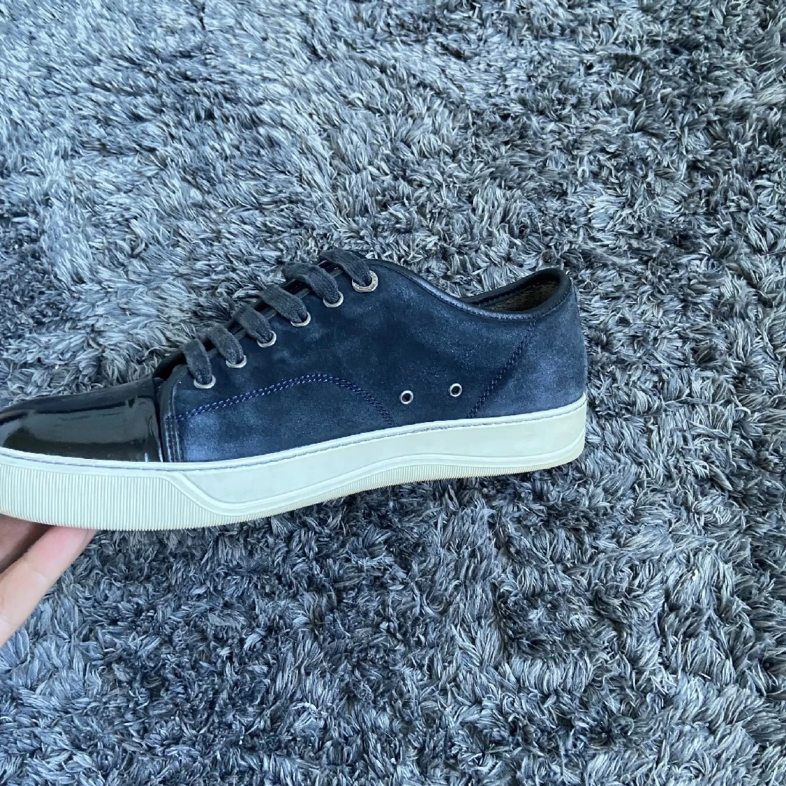 Lanvin skor UK 7 Marinblå - 92