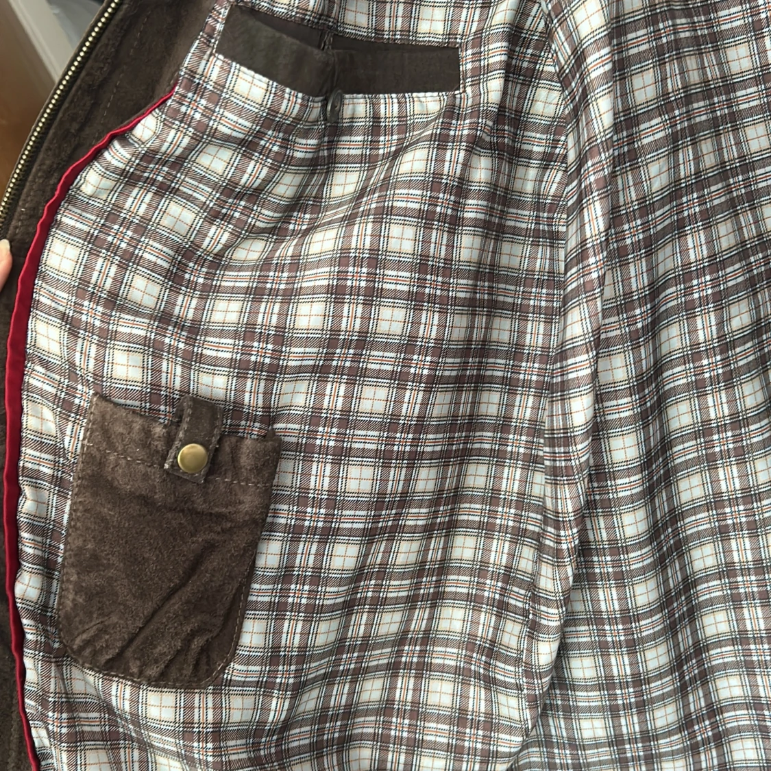 Vintage brun mockajacka - 93