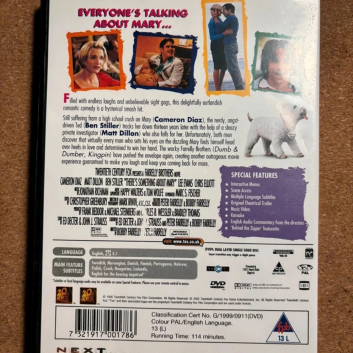 there’s something about mary DVD - 90