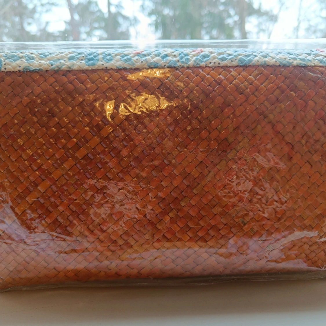 Somrig handgjord decoupage clutch - 90