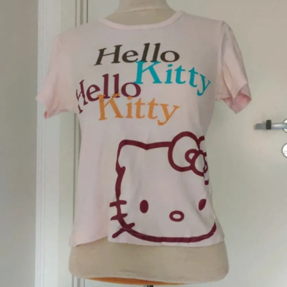 Hello kitty T-shirt med inga defekter🖤 Använd gärna köp nu. T-shirts.