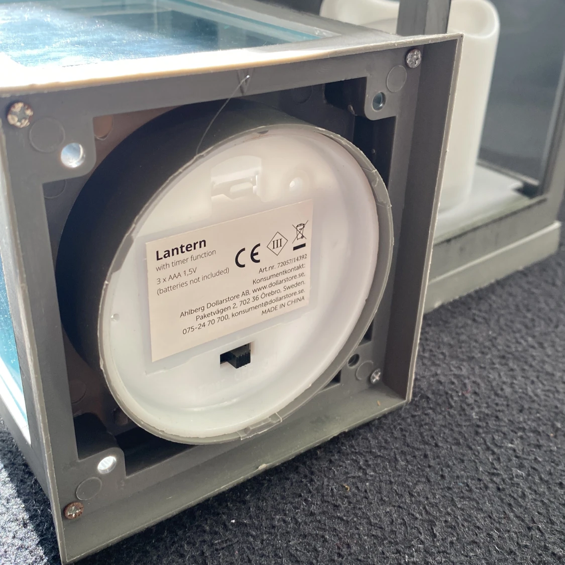 Lanterna med led ljus - 91