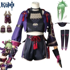 Shinobu kuki cosplay - Använd bara en gång, peruken är lite stylad men har nog gått bort lite. Allt inkluderas! Fråga om mer bilder 🩷Köpt från Aliexpress för 800kr. 
