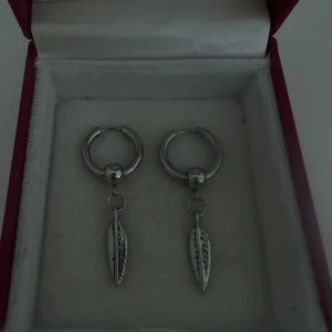 Örhängen (långa) - Jätte coola örhängen med snygga detaljer i silver (ej äkta)