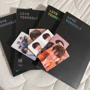 BTS Love yourself album ”Your” verisions set med fotokort/photocard