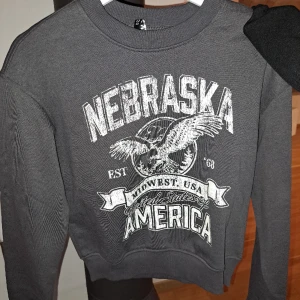 Tröja - Oanvänd mörkgrå tröja från hm. Prislappen kvar Storlek xs Fakt tillkommer