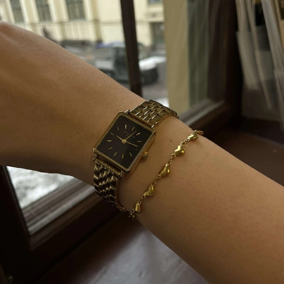 Guldpläterat armband