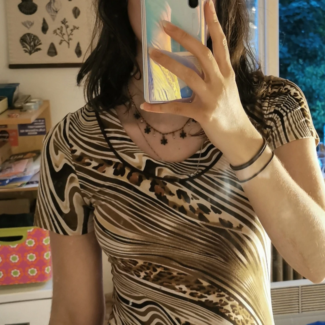 Cool djurprint klänning - 90