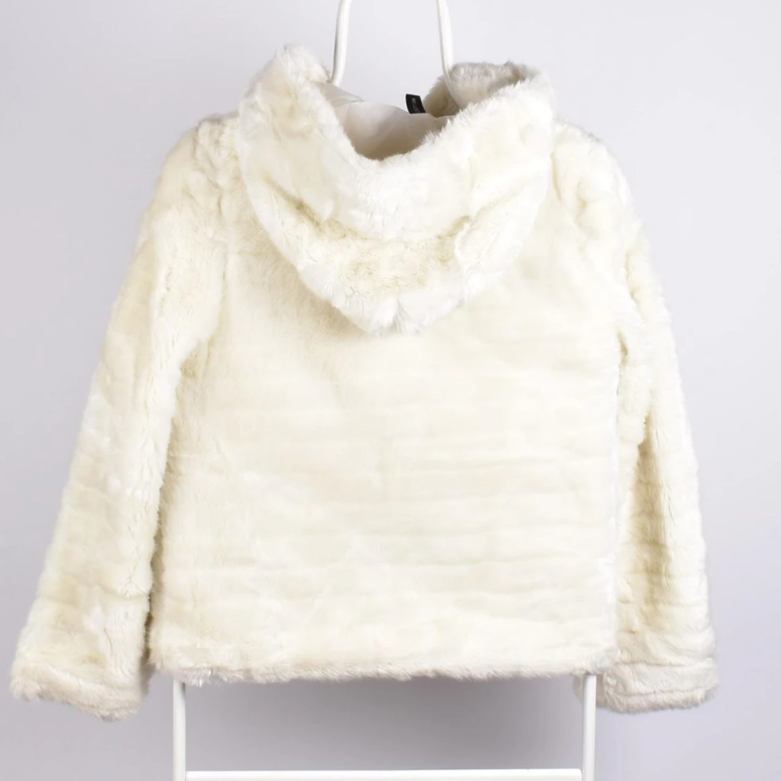 Pälsjacka med luva - 90