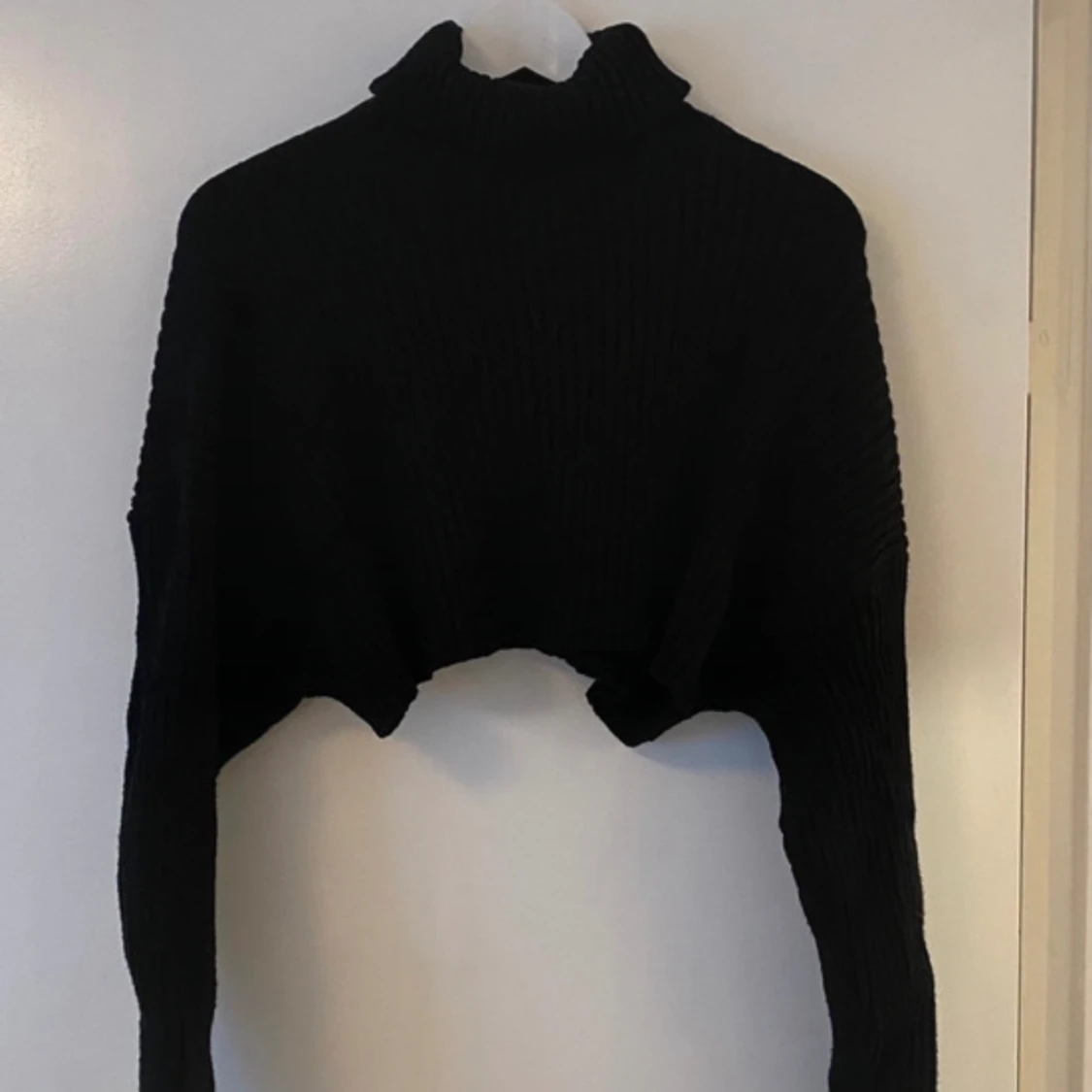 Cropped turtleneck sweater ZARA