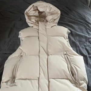 Väst från zara - Säljer min väst från Zara med luva. Helt oanvänd 10/10 skick. Köpte för 700kr men säljer den för 500. Finns ej kvar längre på deras sida.