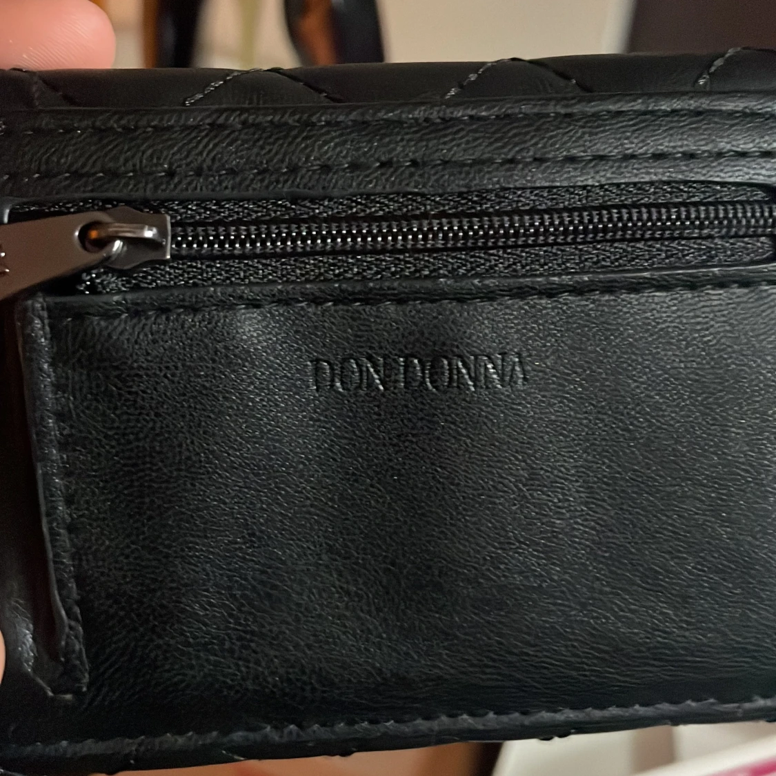Svart quiltad plånbok från Don Donna - 90