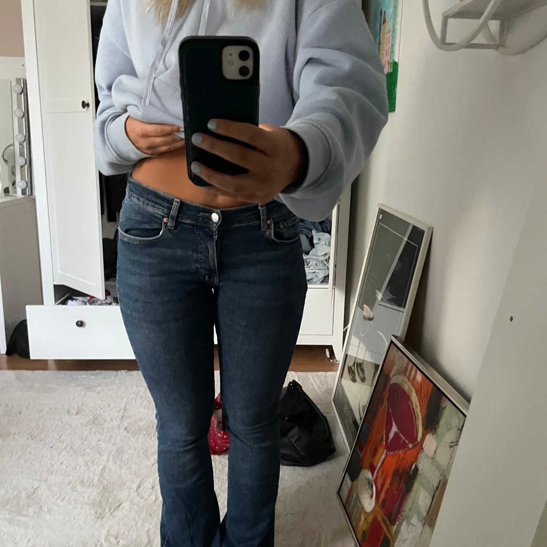 Mid rise jeans