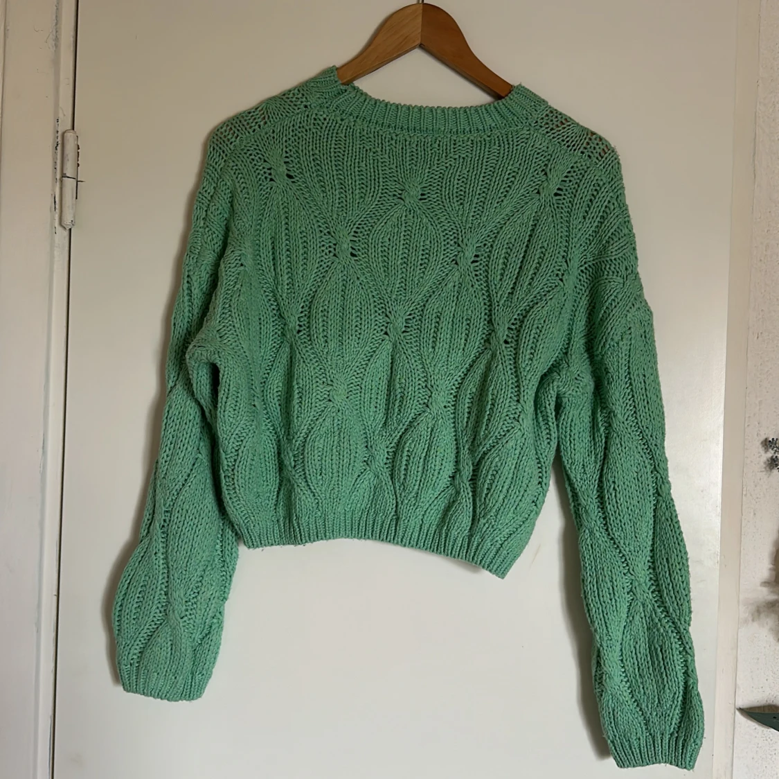 Grön stickad tröja från Shein - 90